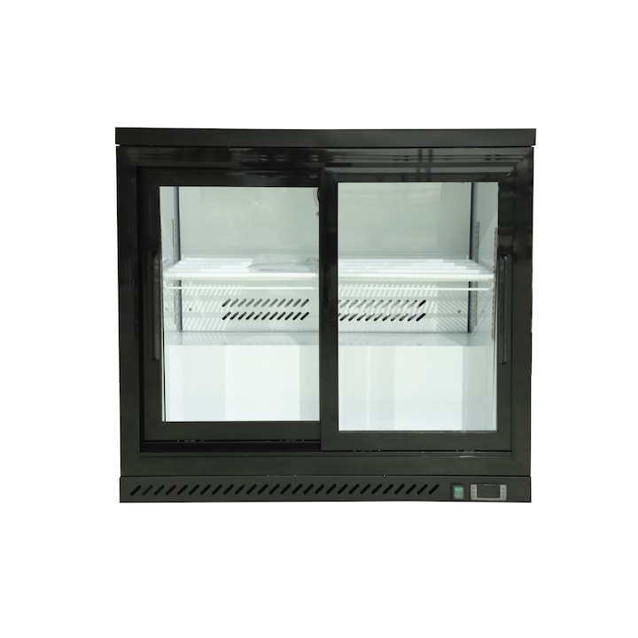 Професионална хладилна витрина STARCREST SBBC-2SDBK, 172 L, 0-10℃, Температурен дисплей, Дигитален контролен панел, LED осветление, H 86 см