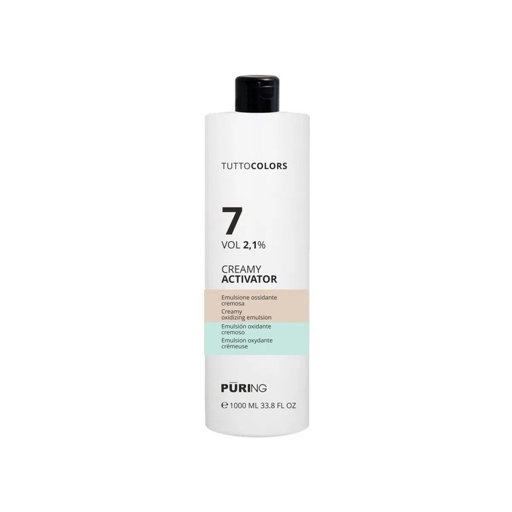 Crema Oxidanta natural, Puring Tutto Colors, 2% 7Vol, 1000 ml