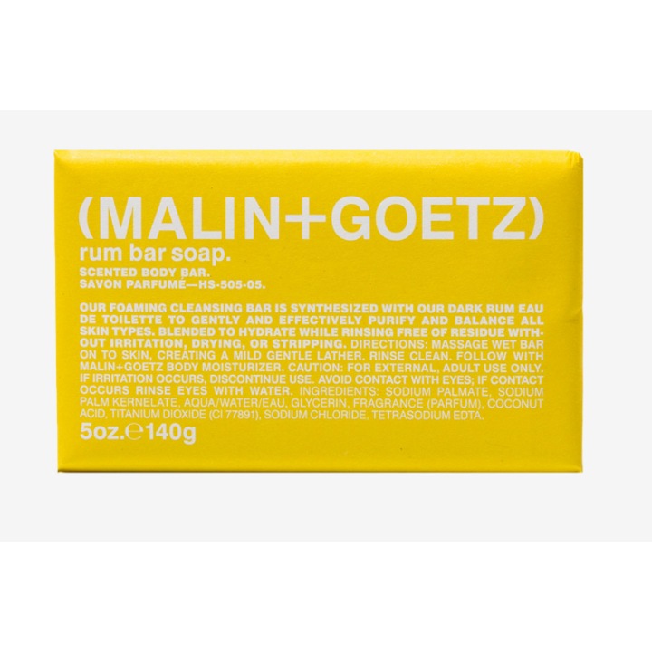 Sapun solid MALIN+GOETZ Rum Bar unisex 140 g