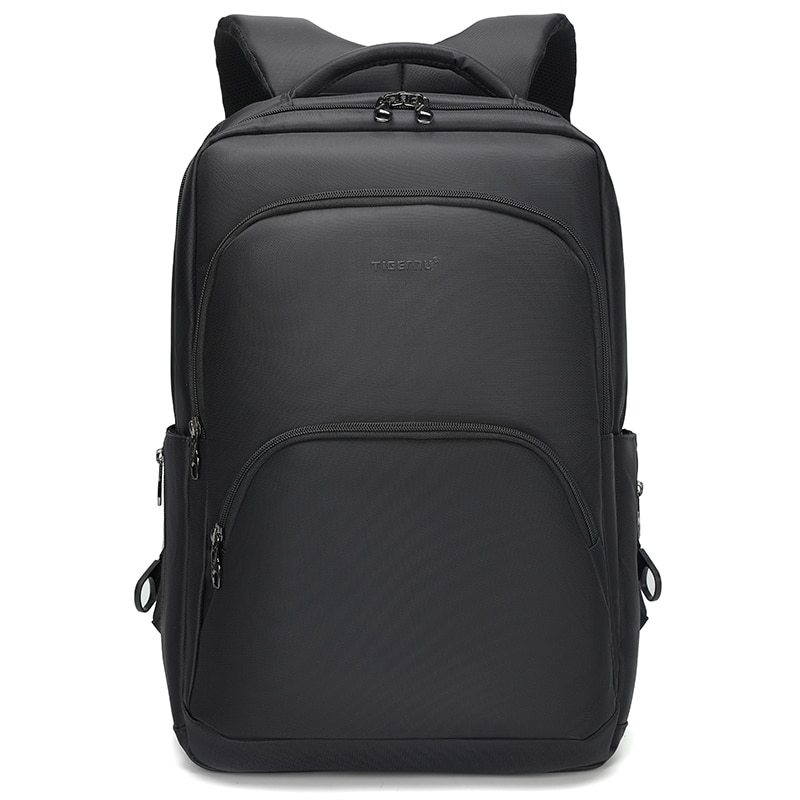 Rucsac laptop 17", smart business pentru calatorii, cu compartiment antisoc, Tigernu, 32x20x48 cm, Negru