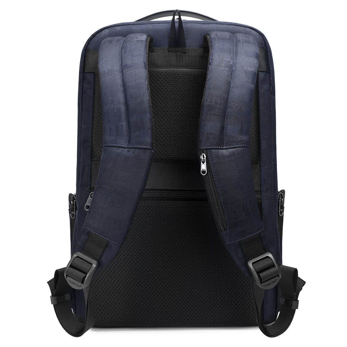 Rucsac laptop 15.6", casual business cu aspect retro, impermeabil, cu buzunar antifurt, Tigernu, 30x20x44 cm, Albastru
