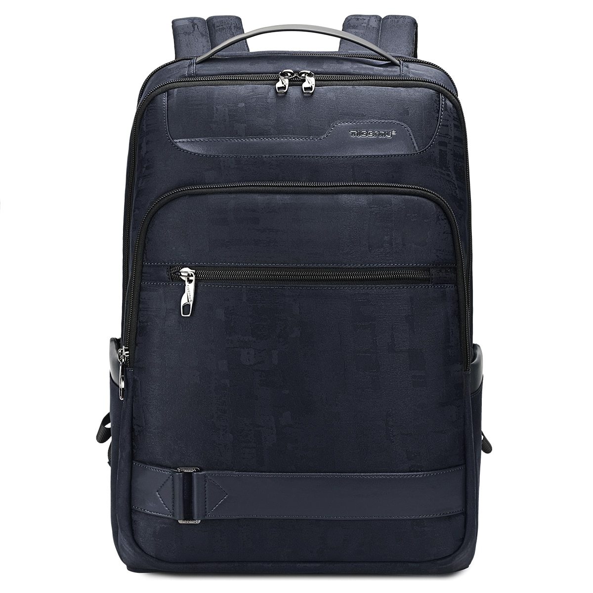 Rucsac laptop 15.6", casual business cu aspect retro, impermeabil, cu buzunar antifurt, Tigernu, 30x20x44 cm, Albastru