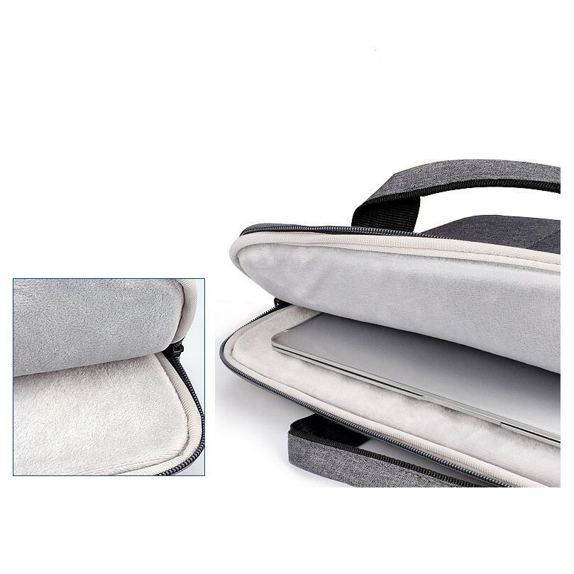 Geanta Tech-Protect Pocketbag pentru Laptop de 15-16 inch Gri Inchis