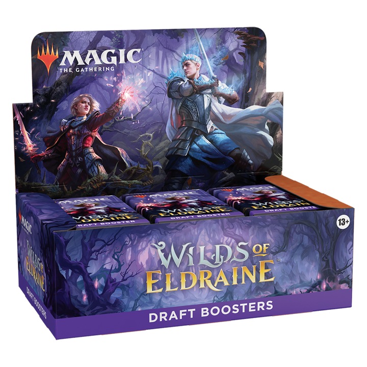 Extensie Magic The Gathering Wilds of Eldraine, Wizards of the Coast, 36 pachete, 13 ani+