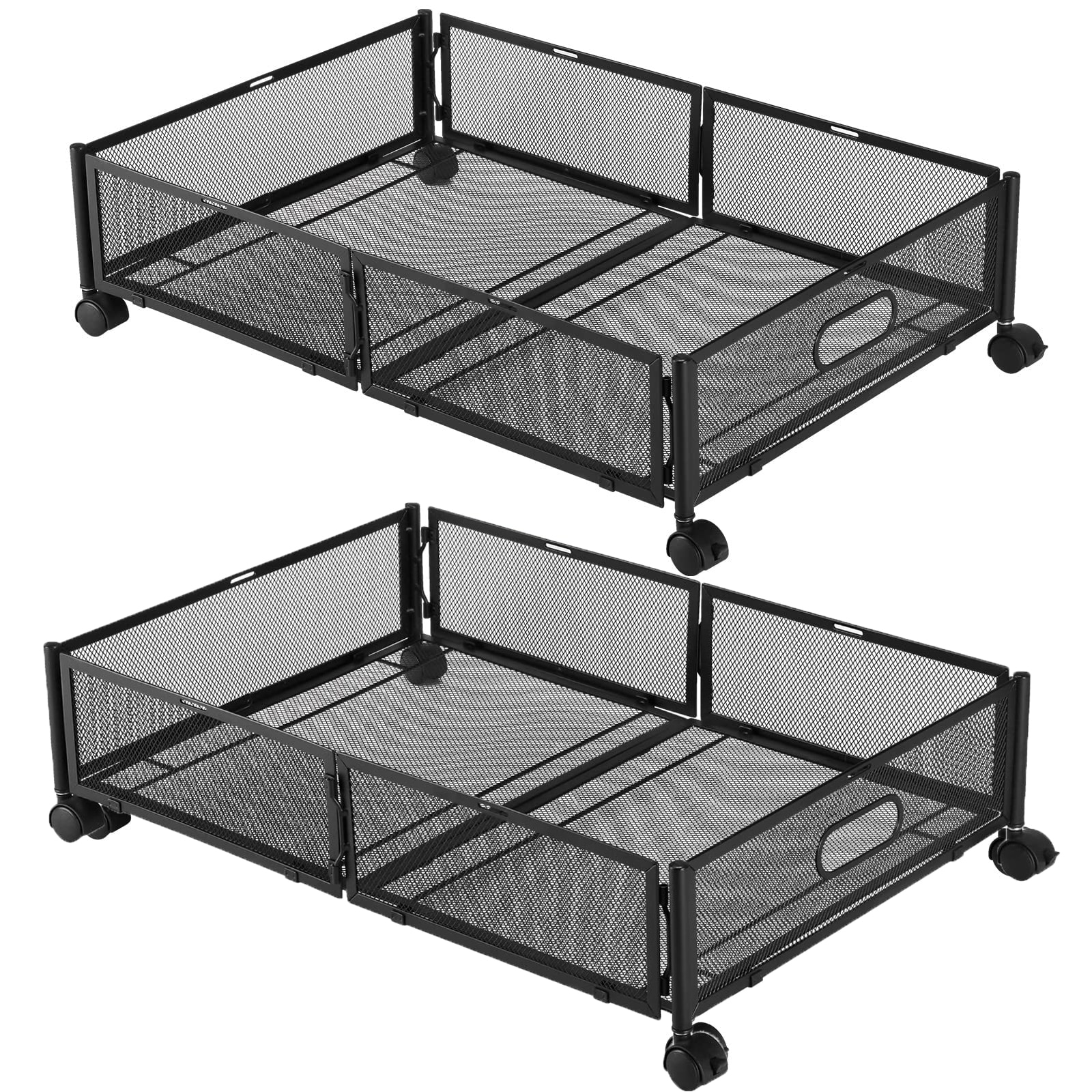IKEA VARDO 2セット Cutie depozitare sub pat IKEA VARDO, neagra, 65x70 cm - eMAG.ro