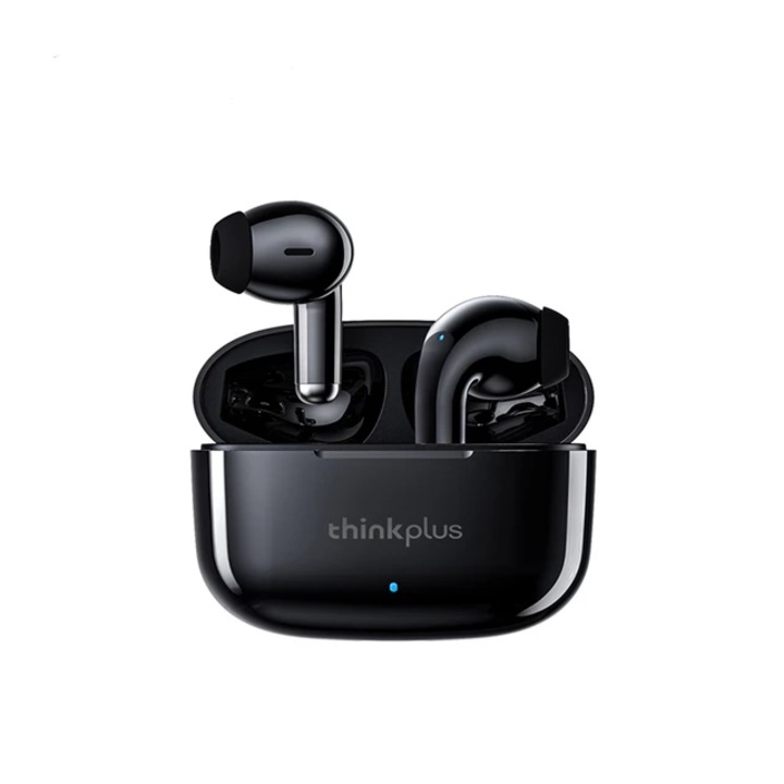 Безжични слушалки Lenovo ThinkPlus LP40 Pro, Bluetooth 5.0, Шумопотискане, HIFI, Спортни, Черни