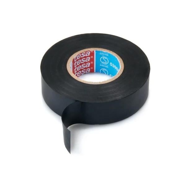 Banda electroizolatoare Tesa 53988, 20m x 19mm, PVC, Negru - eMAG.ro