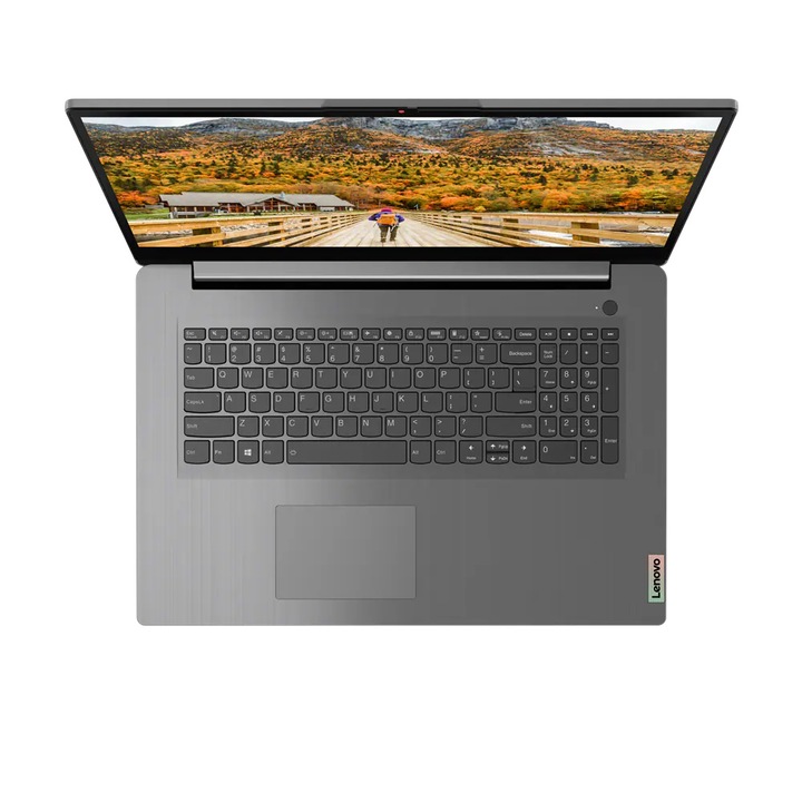 Lenovo IdeaPad 3 17ALC6 17.3" HD+ TN 250nits laptop, AMD Ryzen 5 5500U, 12GB, 512GB SSD, AMD Radeon™ Graphics, EFI Shell, Magyar billentyűzet, Szürke