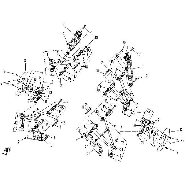 Motorrad Antriebsriemen Für CFMOTO CF400 CF500 CF600 - Originalersatz 0180-055000-0001