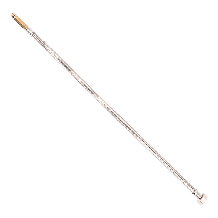 Racord flexibil, conectare 1/2"xM10, otel inoxidabil, stut lung, 60cm