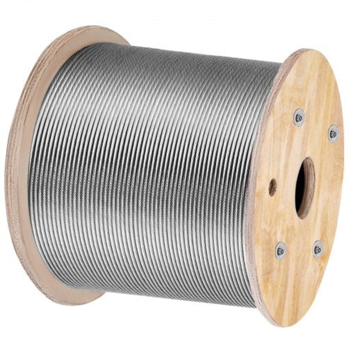 Cablu de sarma din otel inoxidabil, grosime 3.2mm, lungime 300m
