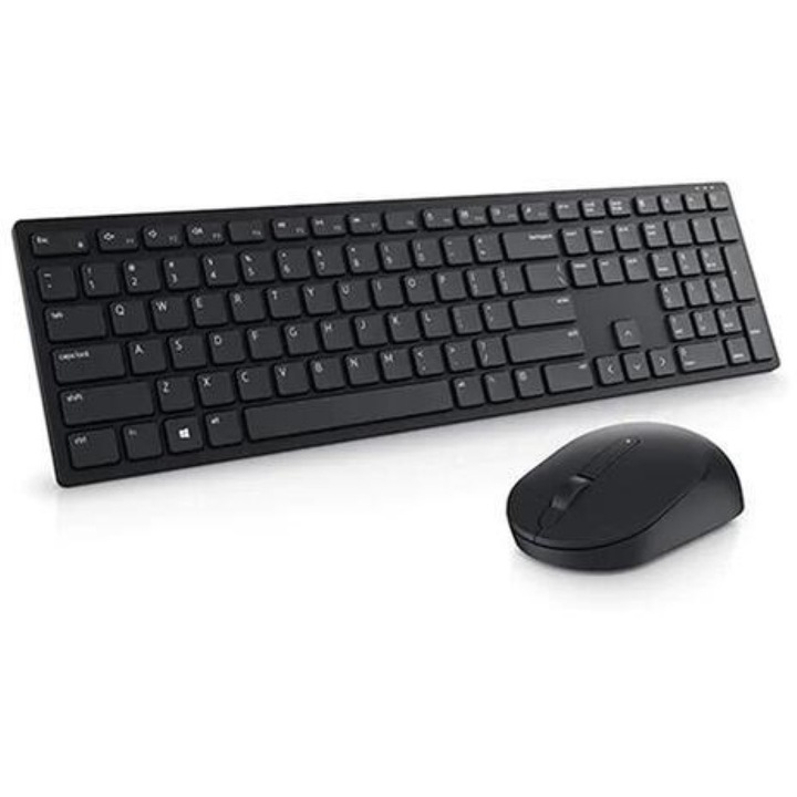 Комплект клавиатура и мишка Dell KM5221W, 580-AJRX-14, QWERTY, Безжични, БДС кирилизация