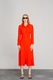 Rochie dama, Azuri, 6418, Poliester, Portocaliu, L INTL