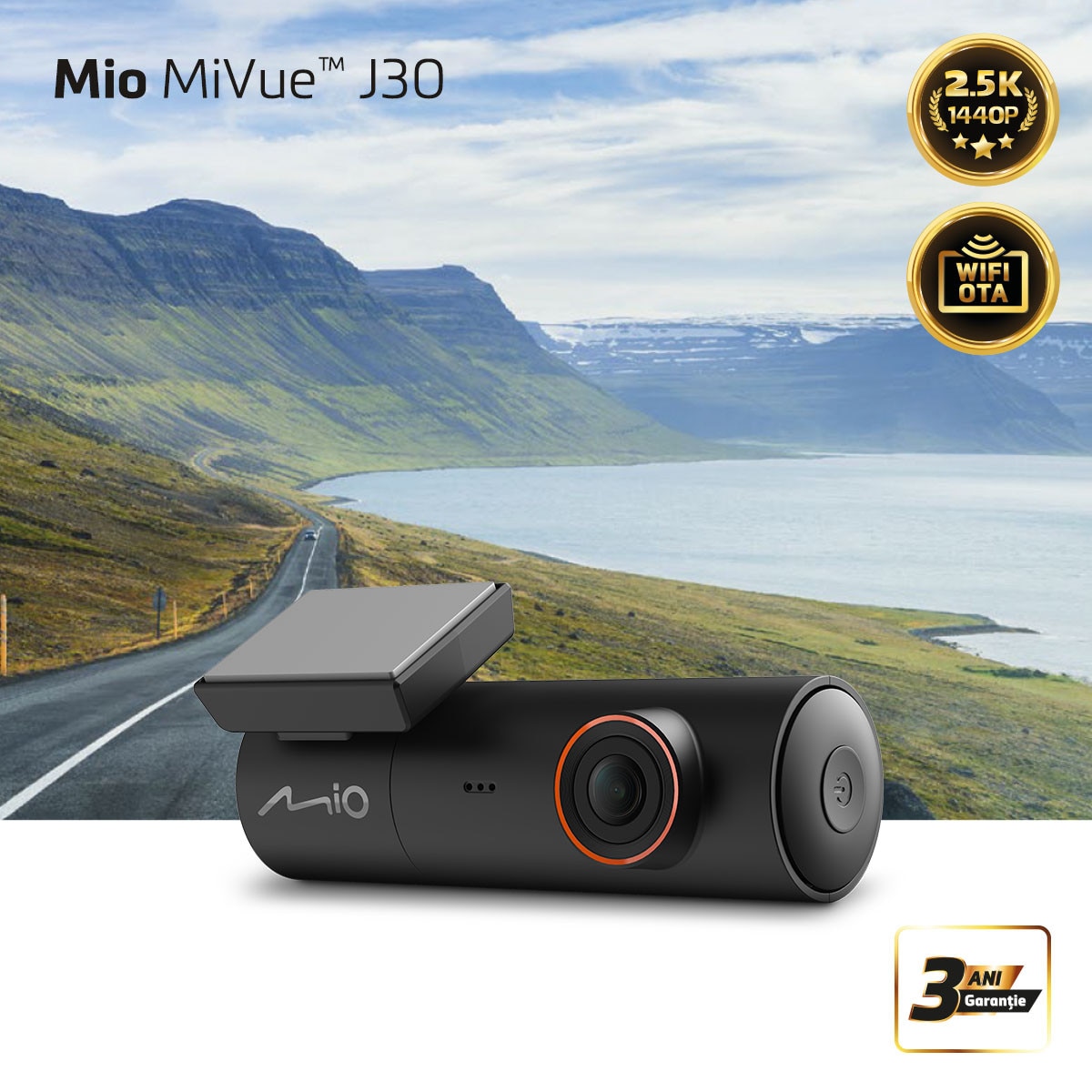 Camera auto DVR MIO MiVue J30, 2.5K, G-Senzor