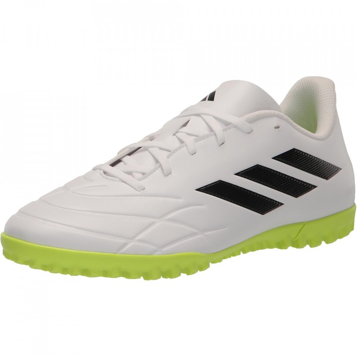 Pantofi sport Adidas Copa Pure.4 pentru barbati, alb/verde neon, 43 1/3