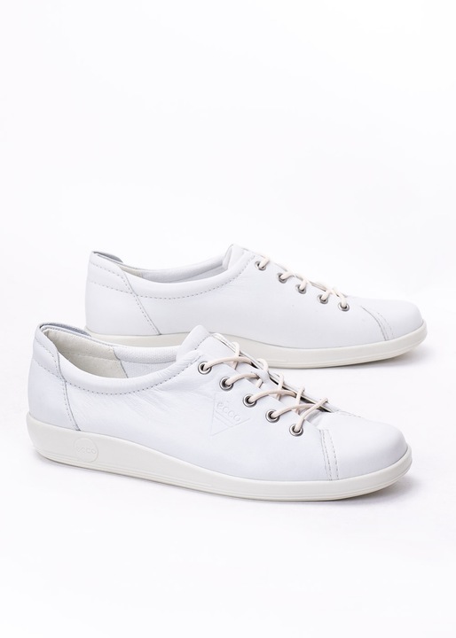 Tenisi dama, Ecco, Piele naturala, Alb, 36EU
