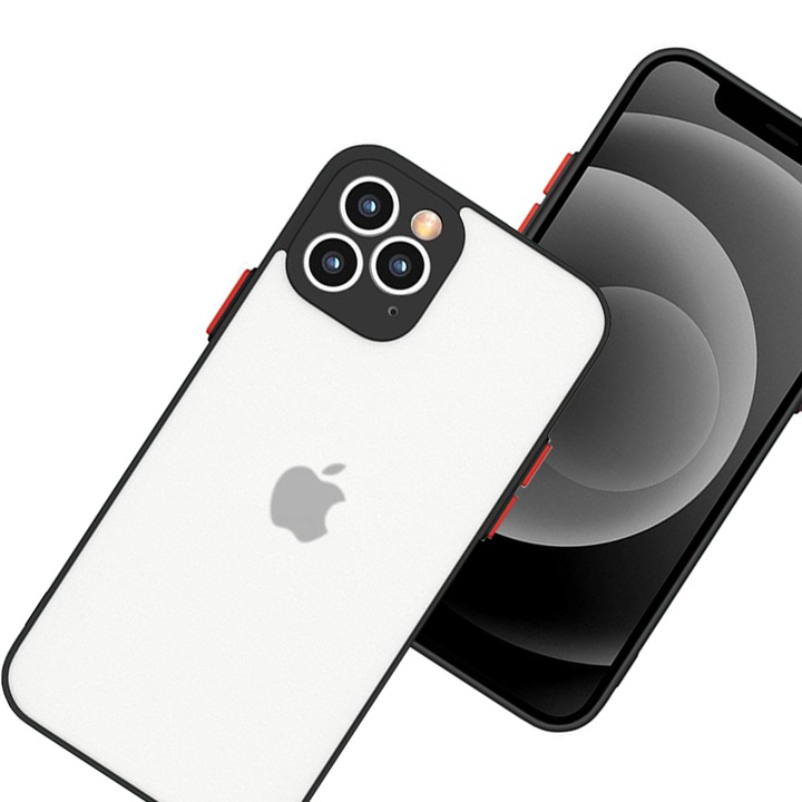 Husa flexibila din silicon Hurtel pentru Samsung Galaxy A22 4G, transparenta, neagra