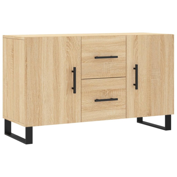Скрин, Zakito Europe, Wood, 100x36x60 см, 2 чекмеджета, 4 отделения, Кафяв
