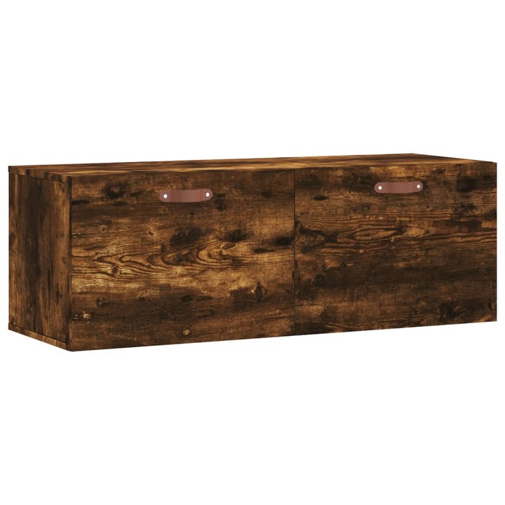 Dulap de perete vidaXL, stejar fumuriu, 100x36,5x35 cm, lemn prelucrat, 17 Kg