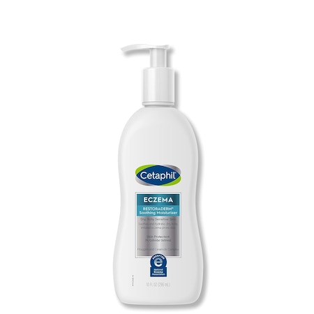 Lotiune de Corp, Cetaphil, Eczema, Restoraderm, Restabileste Bariera Naturala a Pielii impotriva Eczemelor si Iritatiilor, fara Parfum si Parabeni, 296ml