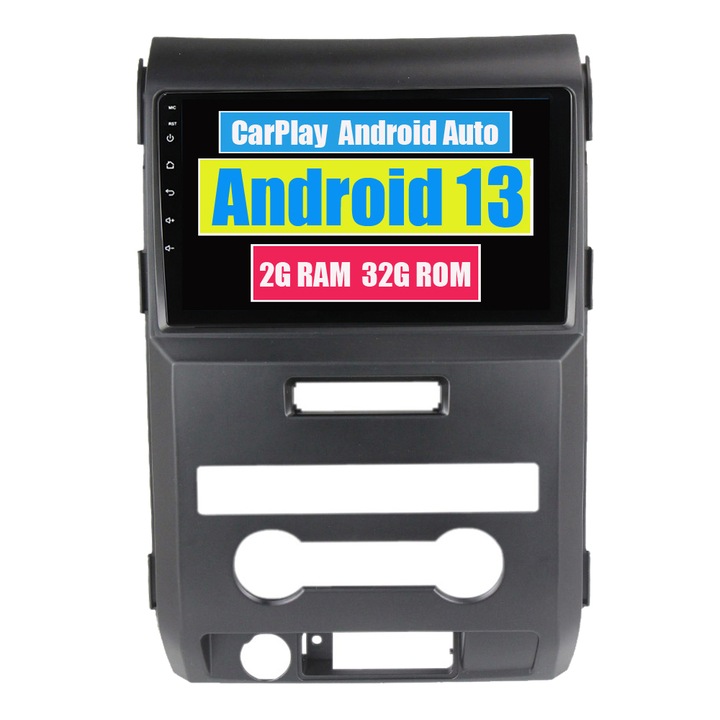 GPS-navigáció Ford F150 P415 Raptor 2008-2014 CarPlay Android Auto Stereo Radio Bluetooth 2GB RAM, 32GB ROM
