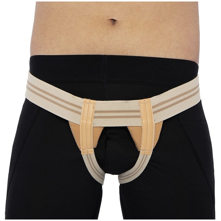 Centura hernie inghinala bilaterala, marimea XXL, circumferinta soldului 110-120 cm, unisex