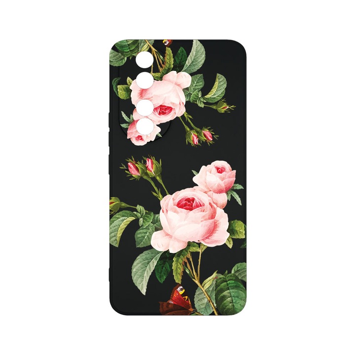 Husa BestCase® Premium Liquid Silicon, Compatibila Cu Honor 90, Rose, SLIM 1.2MM, Microfibra in interior, Antisoc, Protectie Camera, Margini ridicate pentru protectia ecranului, PB 172