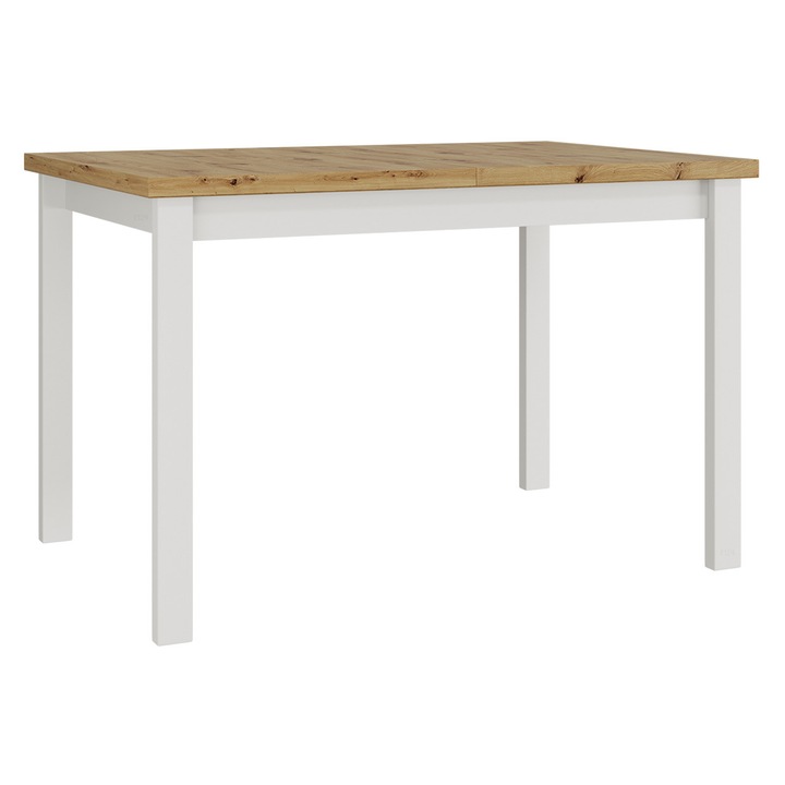 Masa extensibila Diesel I, MIRJAN 24, stejar artisan / alb