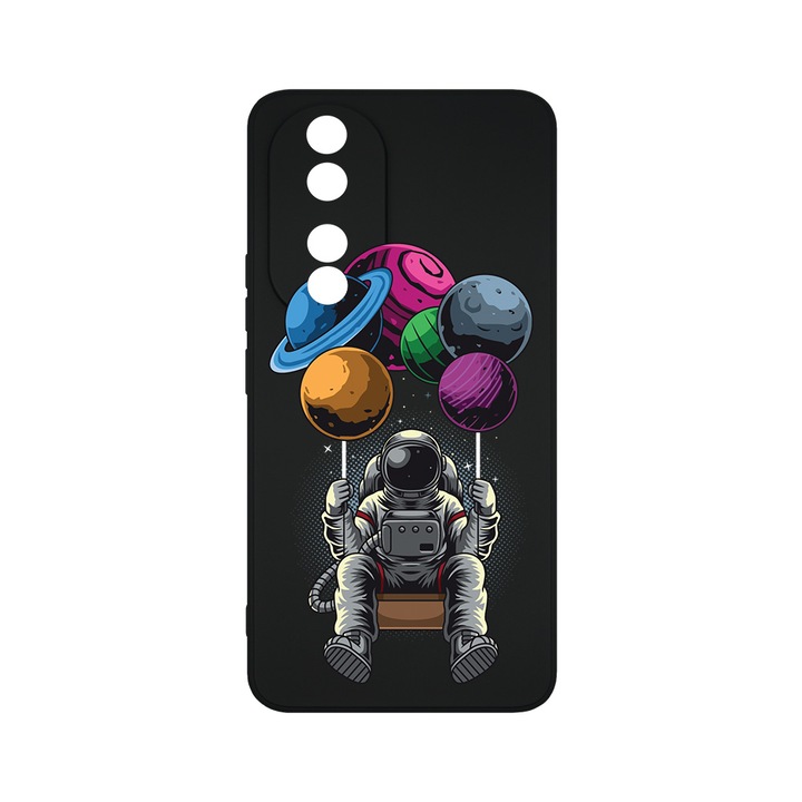 Husa BestCase® Premium Liquid Silicon, Compatibila Cu Honor 90, Astronaut, SLIM 1.2MM, Microfibra in interior, Antisoc, Protectie Camera, Margini ridicate pentru protectia ecranului, PB 995
