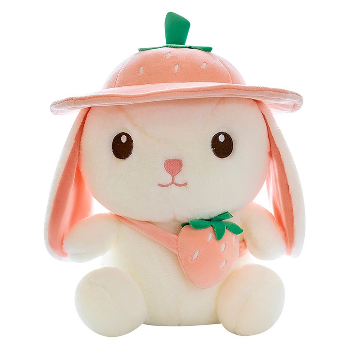 Плюшена играчка, Зайче Ягодов авантюрист, Malvys®, 35 см