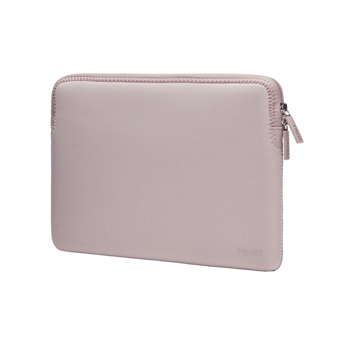 Laptoptok, Csomagtartó, Bőr, Kompatibilis MacBook-al, 16 hüvelykes, Halvány rózsaszín