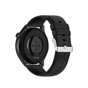 Curea ceas silicon General Store, compatibila cu smartwatch Huawei Watch GT 2 / 3 PRO, Samsung Galaxy Watch 46 mm sau orice ceas cu latime curea 22 mm, Negru