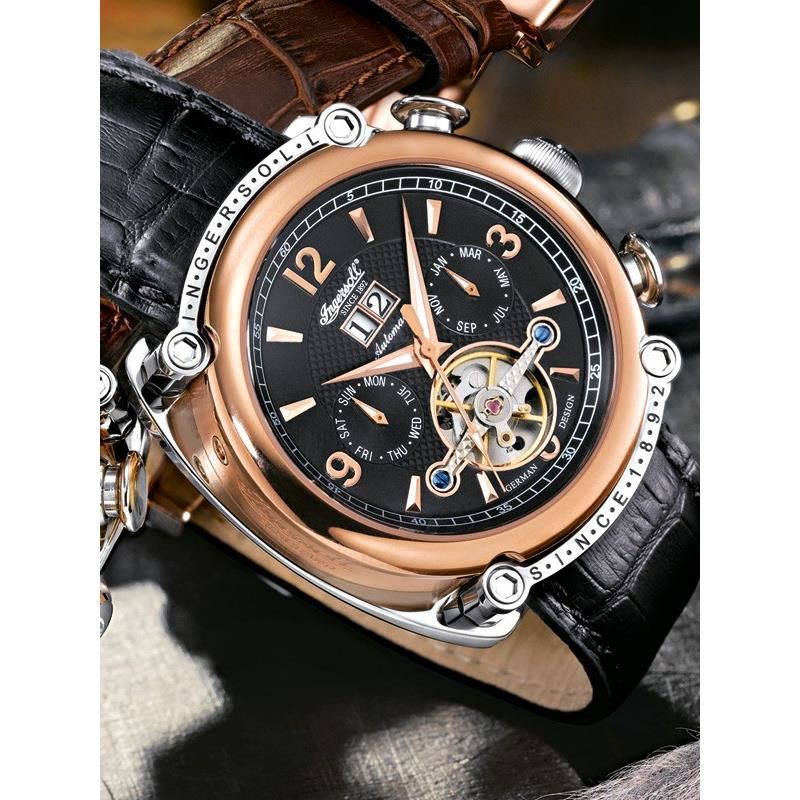 Ceas barbatesc Ingersoll Cimarron IN6907RBK 45 mm