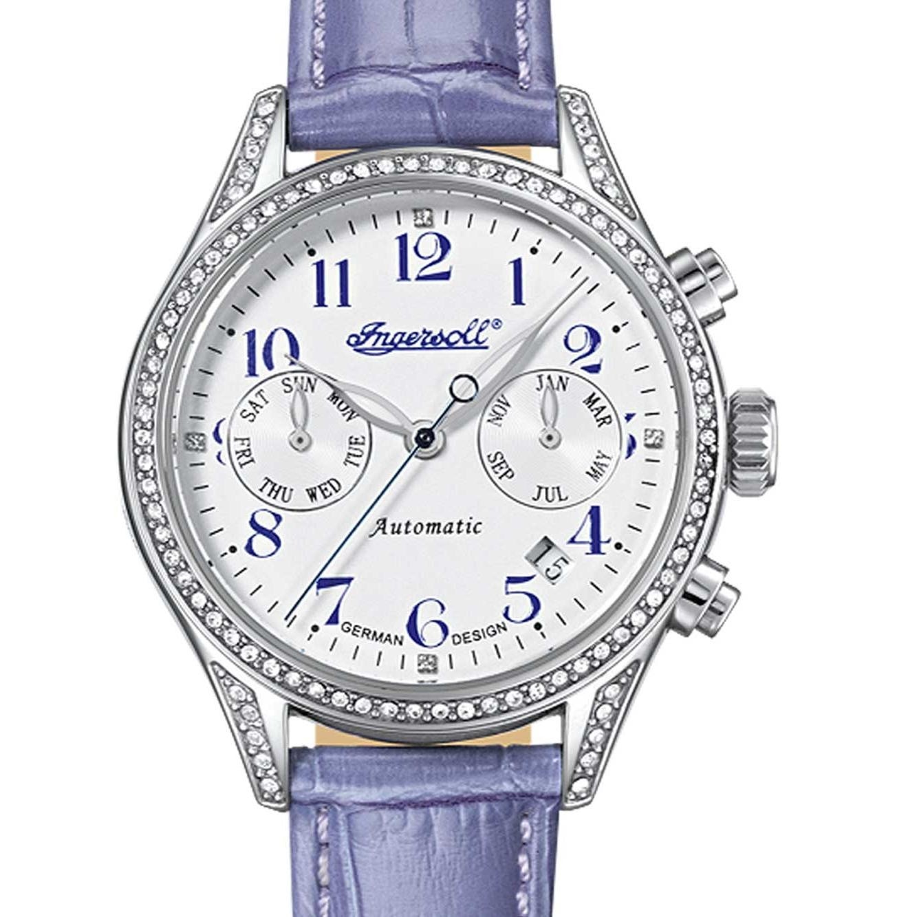 Ceas de dama Ingersoll IN7401SWH Seminole Automatic 36mm 5ATM