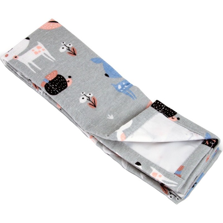 Vízálló és újrafelhasználható kiságy 50 x 60 cm Sensillo 522613, szürke 50 x 60 cm