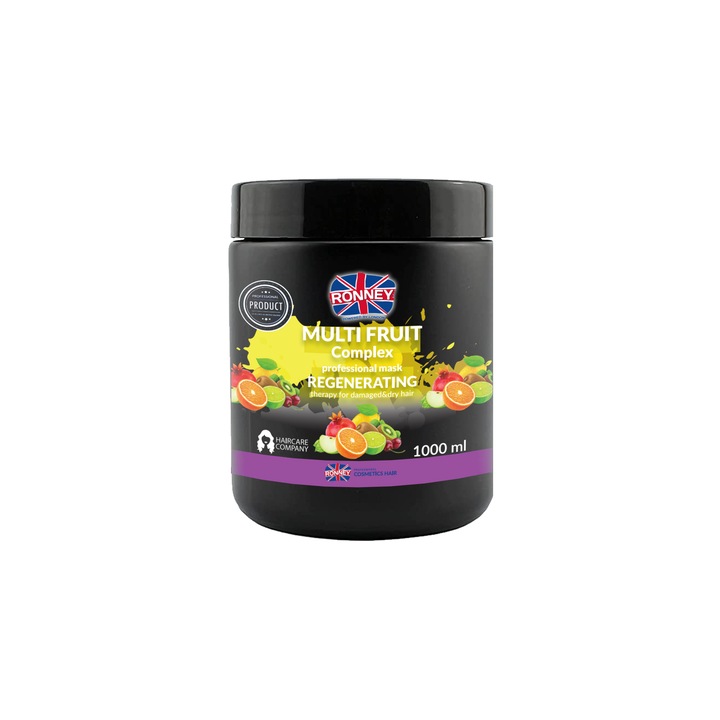 Masca regeneranta pentru par Ronney, Multi Fruit Complex, 1L