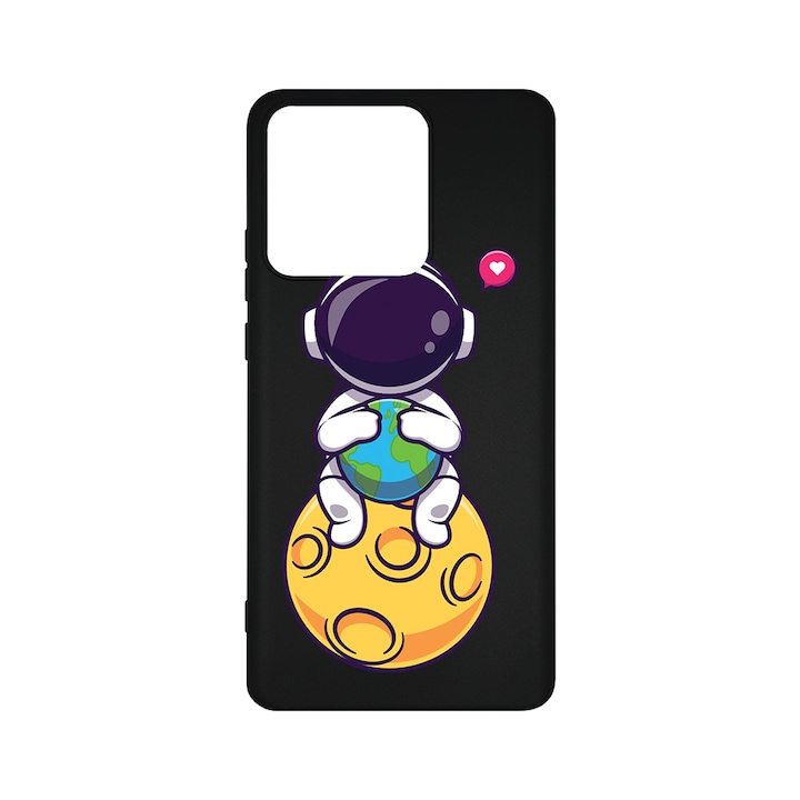 Husa BestCase® Slim SIlicon 0.8MM, Compatibila Cu Motorola Edge 40, Cute Astronaut, Rezistenta la uzura, B 1022