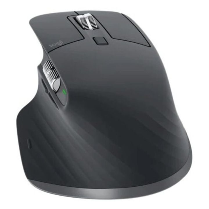 Безжична мишка LOGITECH MX Master 3S for Business (910-006582), Bluetooth/Wireless, 8000 DPI, USB, Graphite