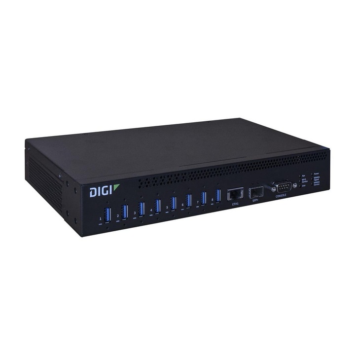 Digi USB интерфейсен хъб, черен