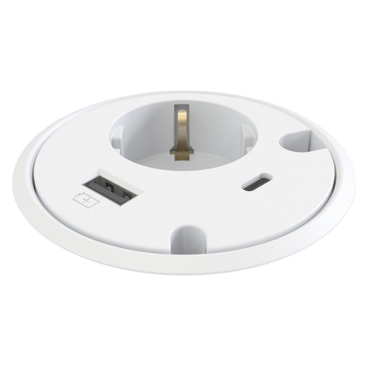 Powerdot гнездо 1xUSB и 1xUSB-C