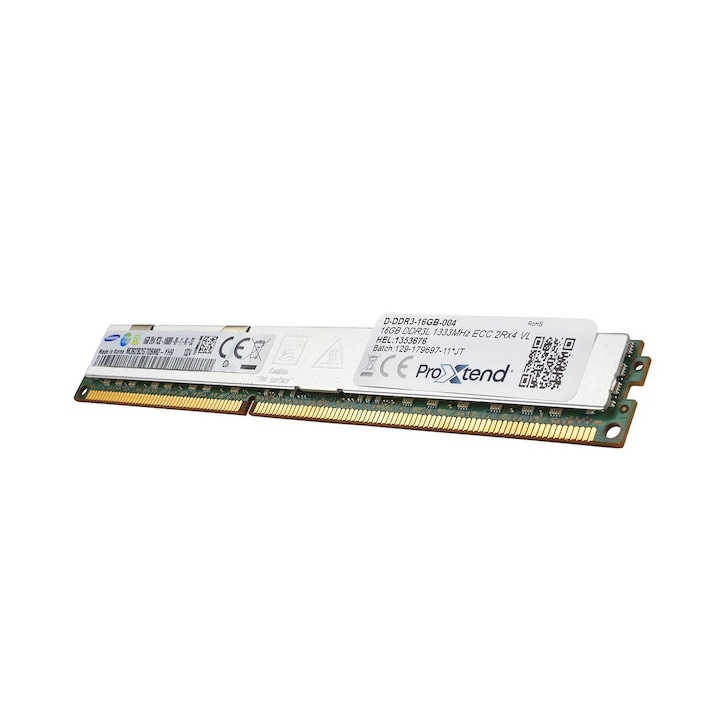 Memória, ProXtend, 16GB, DDR3, PC3L-10600, 1333MHz, D-DDR3-16GB-004