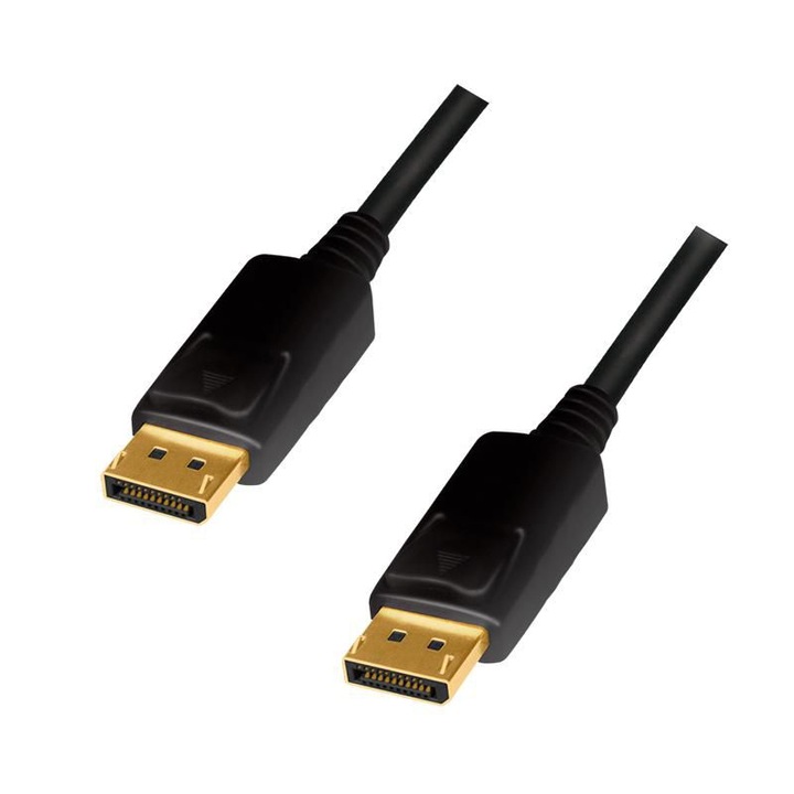 Кабел LogiLink Displayport 2M черен