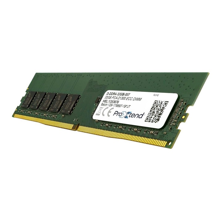 Памет, ProXtend, 32GB, DDR4, PC4-21300, 2666MHz, D-DDR4-32GB-007