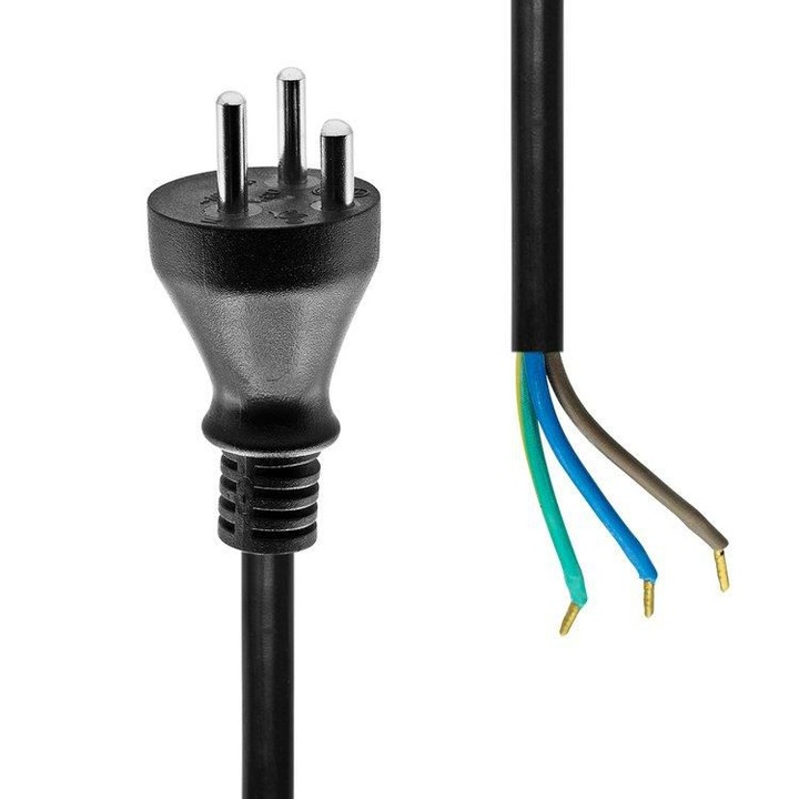 Cablu de alimentare ProXtend 20m, negru, capete deschise