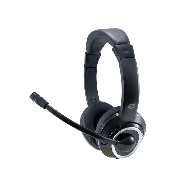 Casti USB, Conceptronic, Over the ear, Negru