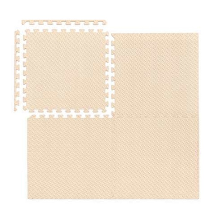 LittleONE by Pepita Nagyméretű Prémium Szivacs puzzle 120x120cm (4db 60x60cm) - bézs