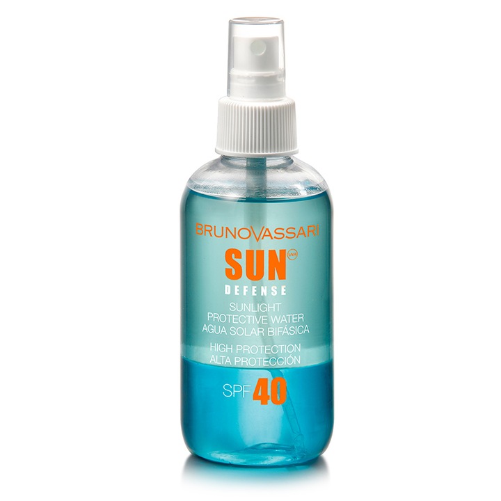 Слънцезащитен спрей Bruno Vassari Sun Defense, Panthenol, Sun Protection, Sunscreen Spray, SPF 40,200 ml