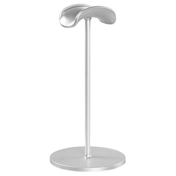 PadForce tartó alumíniumhoz AirPods Max, szilikon felület, csúszásmentes talp – ezüst