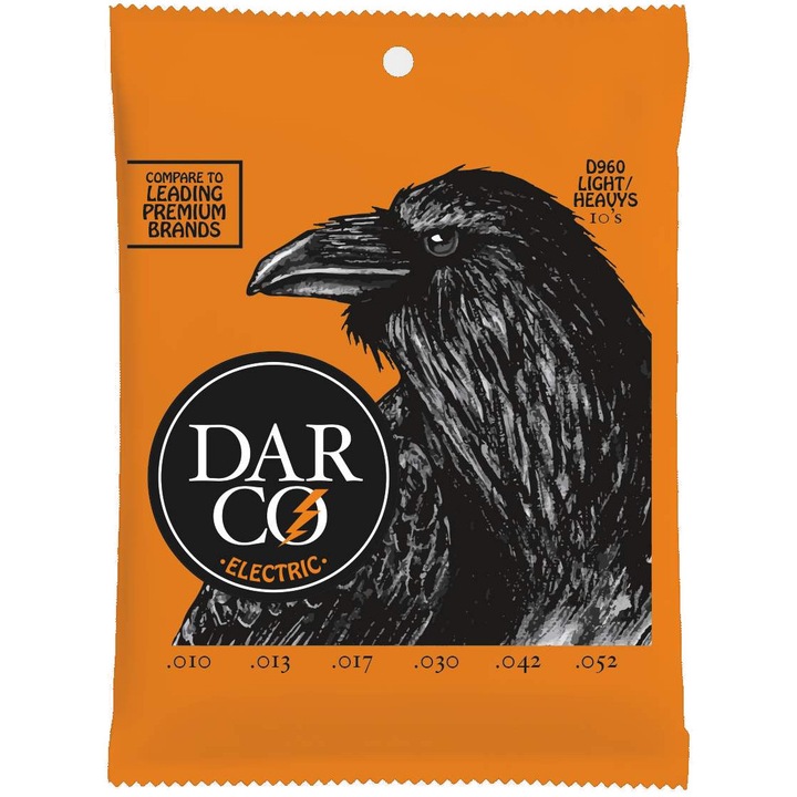 Darco D960 Elektromos gitár húr szett, nickel wound, light/heavy, 010-013-017-030-042-052