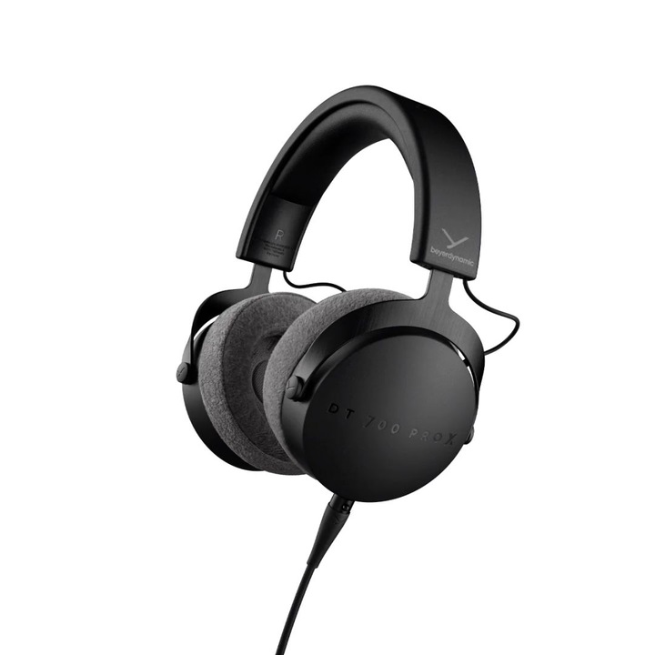 Beyerdynamic DT 700 Pro X Headphones Wired Head-band Stage/Studio Black, 241018, Mikrofon/Fülhallgató